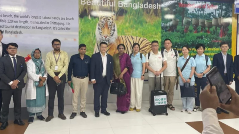 দগ্ধদের চিকিৎসা সেবায় চীনের বিশেষজ্ঞ টিম ঢাকায়